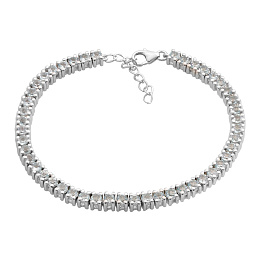 Серебряный браслет с топазом 6.505ct