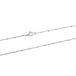 Серебряная цепочка без камней