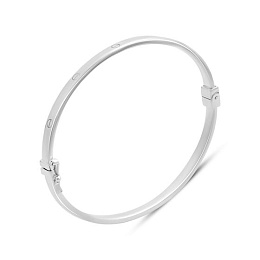 Silver bracelet without stones