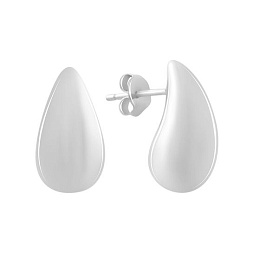 Серебряные серьги без камней