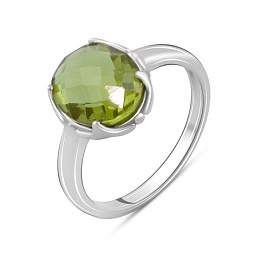 Серебряное кольцо с султанитом