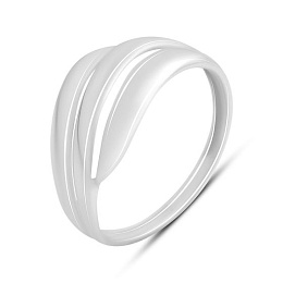 Silver ring without stones