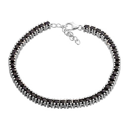 Серебряный браслет с сапфиром 7.768ct