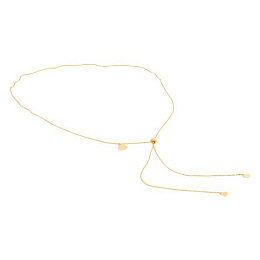 Gold necklace without stones