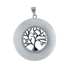 Серебряная подвеска с перламутром