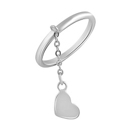 Серебряное кольцо без камней