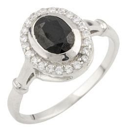 Срібна каблучка із сапфіром 1.29ct