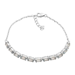 Серебряный браслет с топазом 5.267ct