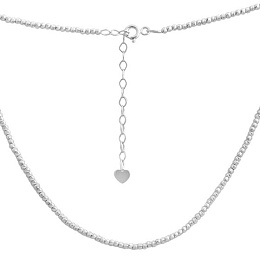 A gold necklace without stones