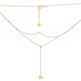 Золотое колье без камней