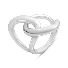 Серебряное кольцо без камней