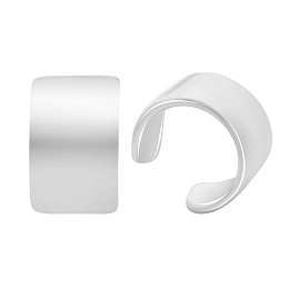 Серебряные серьги без камней