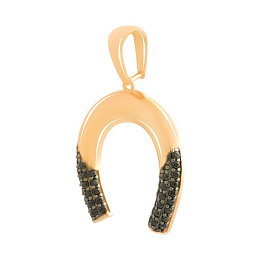 Silver pendant with cubic zirconia 0.42ct