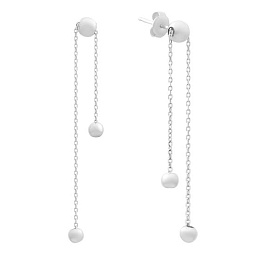 Золотые серьги без камней