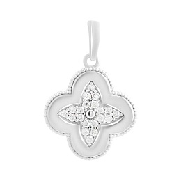 Золота підвіска з фіанітами 0.17ct