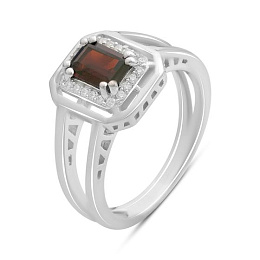Серебряное кольцо с гранатом 1.4ct