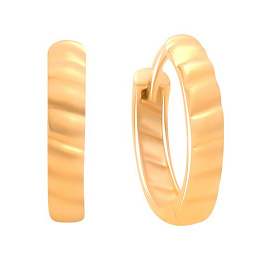 Золотые серьги без камней