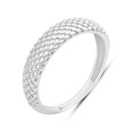 Silver ring without stones