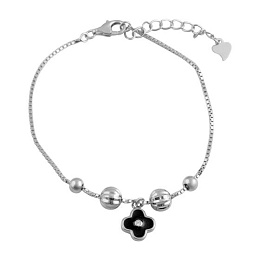 Серебряный браслет с емаллю