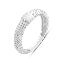Silver ring without stones
