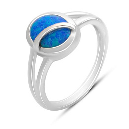 Серебряное кольцо с опалом 1.025ct