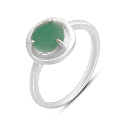 Срібна каблучка зі смарагдом 1.575ct