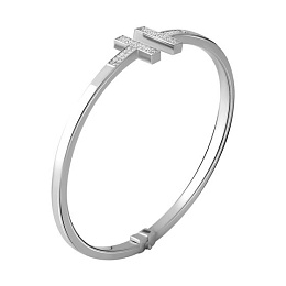 Золотой браслет с фианитами 0.5ct