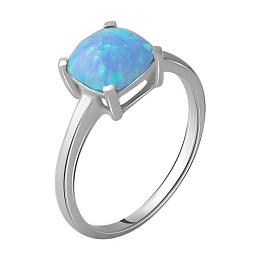 Серебряное кольцо с опалом