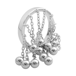 Silver ring without stones