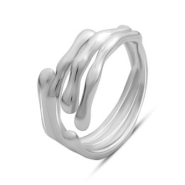 Серебряное кольцо без камней