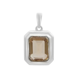 Серебряная подвеска с султанитом 3.275ct