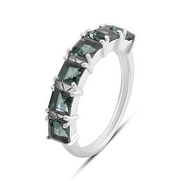 Серебряное кольцо с топазом Лондон Блю 1.759ct