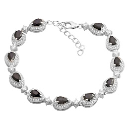 Серебряный браслет с сапфиром 8.982ct