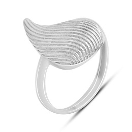 Silver ring without stones