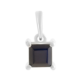 Срібна підвіска з сапфіром 0.772ct