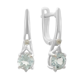 Серебряное кольцо с топазом 1.125ct