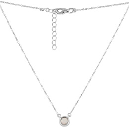 Срібне кольє з опалом 0.219ct