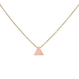 A gold necklace without stones