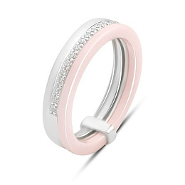 Серебряное кольцо с керамикой