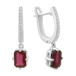 Серебряное кольцо с рубином 1.548ct