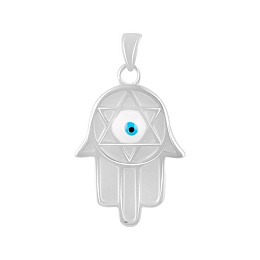 Срібна підвіска з емаллю