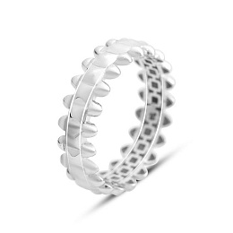 Серебряное кольцо без камней