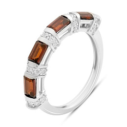 Silver ring with garnet 2.3ct