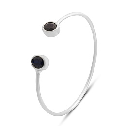 Серебряный браслет с сапфиром 6.438ct