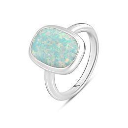 Серебряное кольцо с опалом