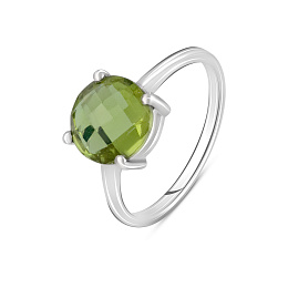 Серебряное кольцо с султанитом