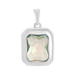 Silver pendant with mystic topaz 2.4ct