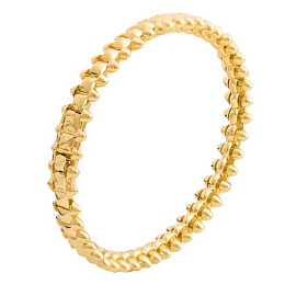 Gold bracelet without stones