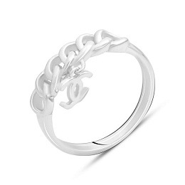 Silver ring without stones