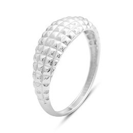 Silver ring without stones